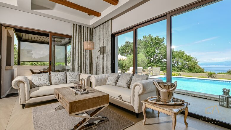 Adriatic Elegance in Coastal Malinska - Zidarići, Croatia