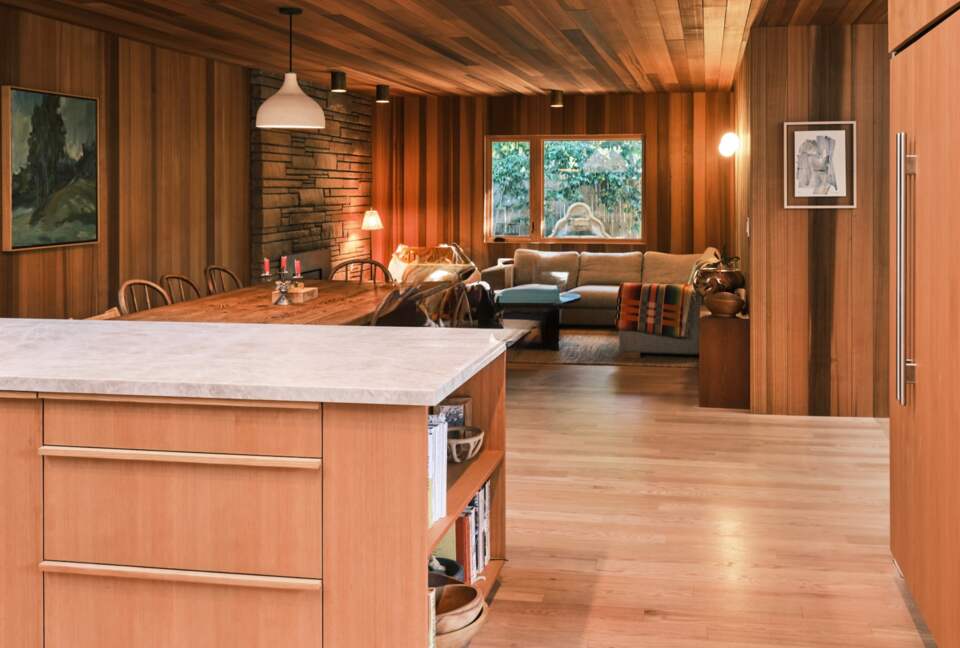 Warm Wood Contemporary Home with Outdoor Oasis - Petaluma, California