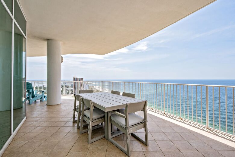 Panoramic Gulf & Beachfront Views from an Elevated Corner Retreat - Orange Beach, Alabama