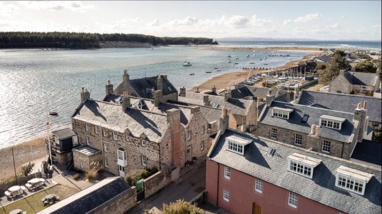 Findhorn House, built in 1775 is the original customs house.