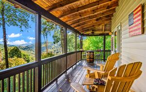 Blue Ridge Cabin with Panoramic Views & Wraparound Decks - Maggie Valley, North Carolina