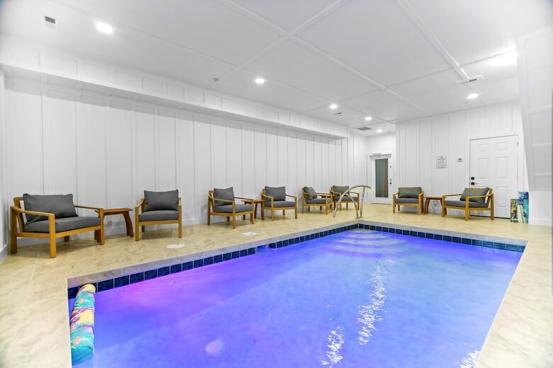 Luxury Cabin Near Pigeon Forge with Indoor Pool, Sports Court & Theater - Sevierville, Tennessee