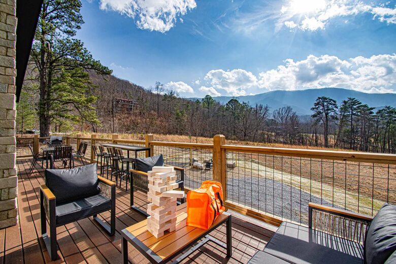 Luxury Cabin Near Pigeon Forge with Indoor Pool, Sports Court & Theater - Sevierville, Tennessee
