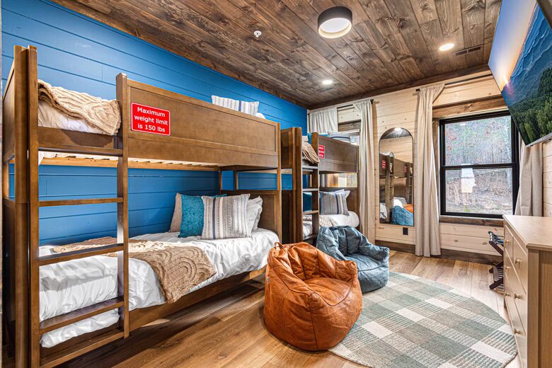 Luxury Cabin Near Pigeon Forge with Indoor Pool, Sports Court & Theater - Sevierville, Tennessee