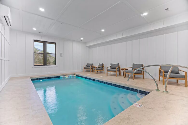 Luxury Cabin Near Pigeon Forge with Indoor Pool, Sports Court & Theater - Sevierville, Tennessee