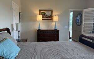 Main level bedroom 2 with marsh view