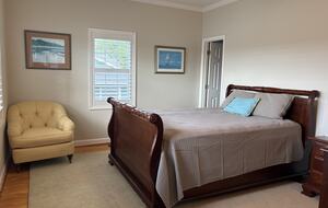 Main level bedroom 2 with marsh view