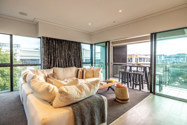 Apartamento en Viaduct Harbour con vistas al horizonte y al puerto deportivo - Auckland, Nueva Zelanda