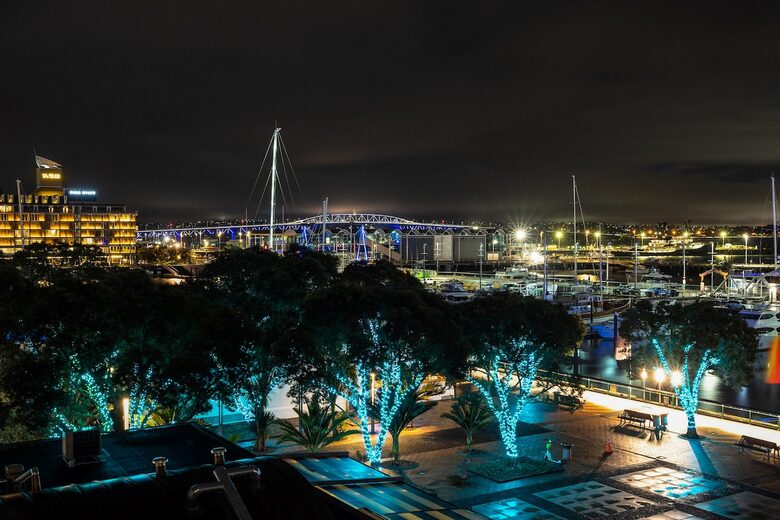 Apartamento en Viaduct Harbour con vistas al horizonte y al puerto deportivo - Auckland, Nueva Zelanda
