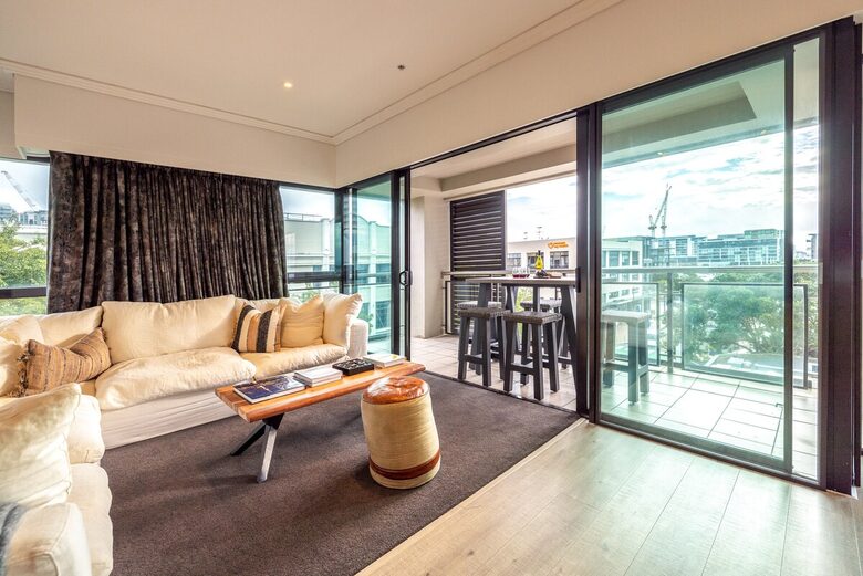 Apartamento en Viaduct Harbour con vistas al horizonte y al puerto deportivo - Auckland, Nueva Zelanda