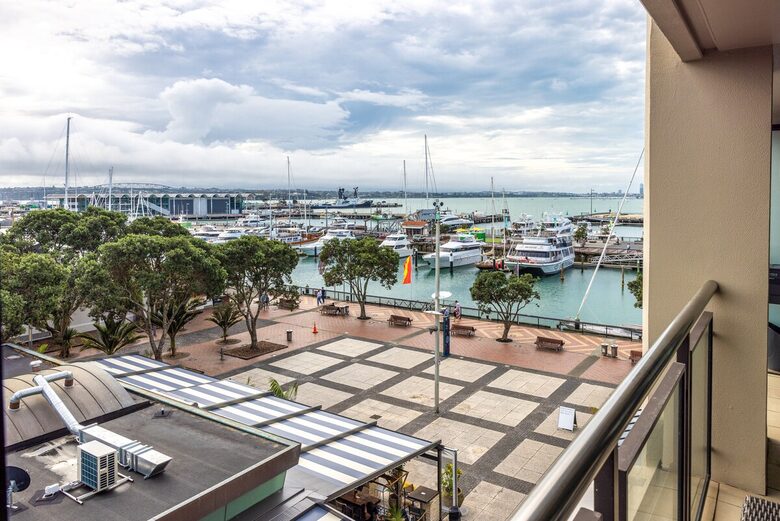 Apartamento en Viaduct Harbour con vistas al horizonte y al puerto deportivo - Auckland, Nueva Zelanda