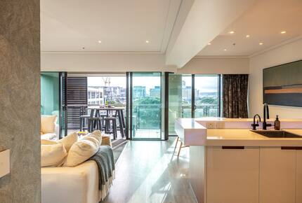 Apartamento en Viaduct Harbour con vistas al horizonte y al puerto deportivo - Auckland, Nueva Zelanda