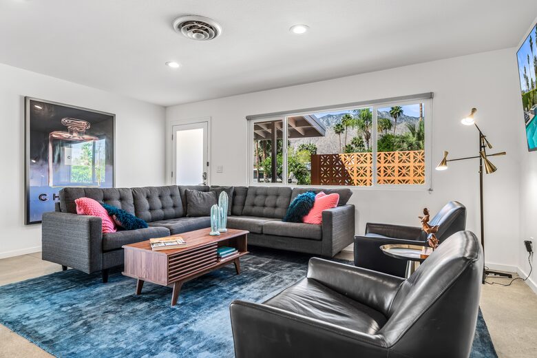 A Desert Modern Stay Centered Around Poolside Mountain Views - Palm Springs, California