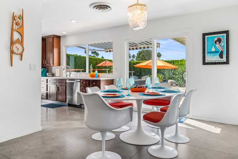 A Desert Modern Stay Centered Around Poolside Mountain Views - Palm Springs, California