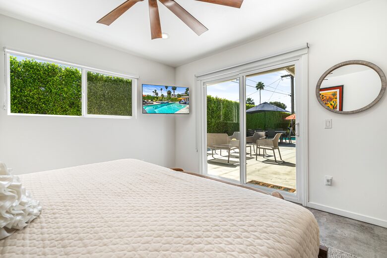 A Desert Modern Stay Centered Around Poolside Mountain Views - Palm Springs, California