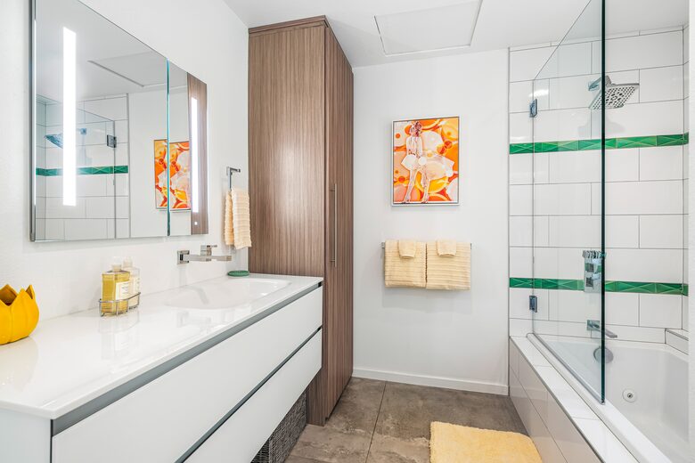 A Desert Modern Stay Centered Around Poolside Mountain Views - Palm Springs, California