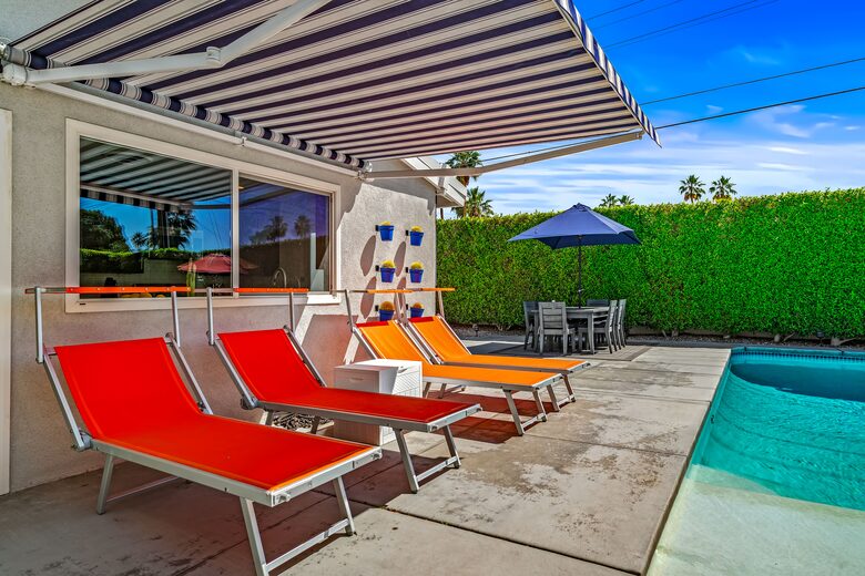 A Desert Modern Stay Centered Around Poolside Mountain Views - Palm Springs, California