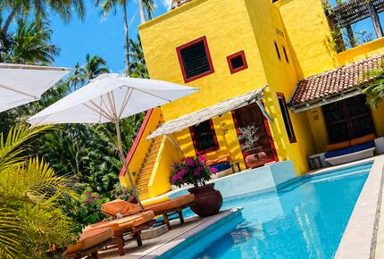 Casa Sombras Careyes | Une villa avec piscine et cour privée à Careyes - Costa Careyes, Mexique