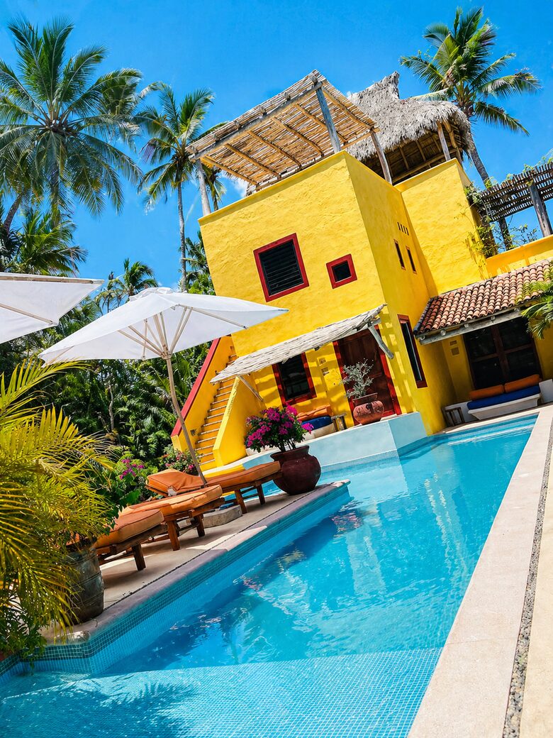 Casa Sombras Careyes | Une villa avec piscine et cour privée à Careyes - Costa Careyes, Mexique