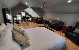 Loft looking towards river views