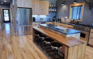 Fully stocked chef's kitchen