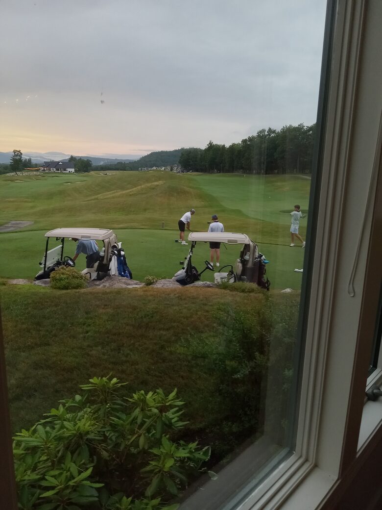 On the 18th Tee at Owl’s Nest | White Mountain Horizon - Campton, New Hampshire