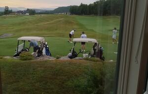 On the 18th Tee at Owl’s Nest | White Mountain Horizon - Campton, New Hampshire