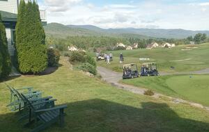 On the 18th Tee at Owl’s Nest | White Mountain Horizon - Campton, New Hampshire
