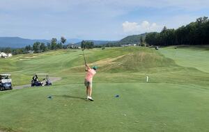 On the 18th Tee at Owl’s Nest | White Mountain Horizon - Campton, New Hampshire
