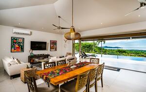 Dining Room Living Room and Pool Deck