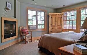 Second floor master bedroom with ensuite bath.