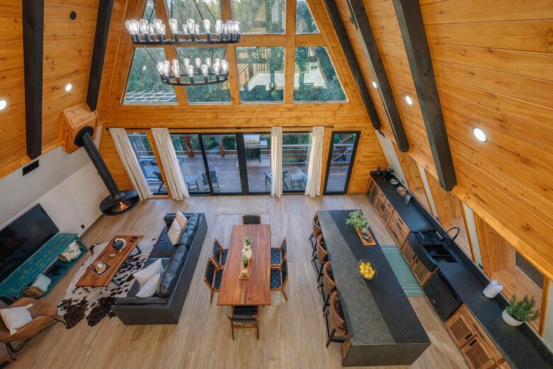 Contemporary A-Frame Retreat in the Great Smoky Mountains - Sevierville, Tennessee