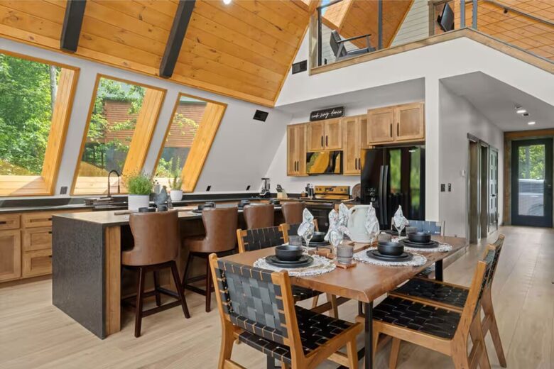 Contemporary A-Frame Retreat in the Great Smoky Mountains - Sevierville, Tennessee
