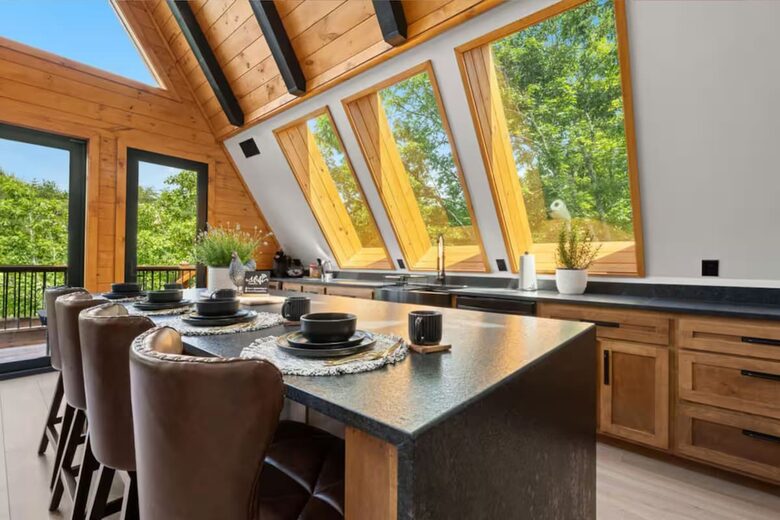 Contemporary A-Frame Retreat in the Great Smoky Mountains - Sevierville, Tennessee