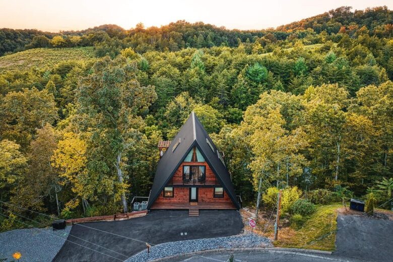 Contemporary A-Frame Retreat in the Great Smoky Mountains - Sevierville, Tennessee