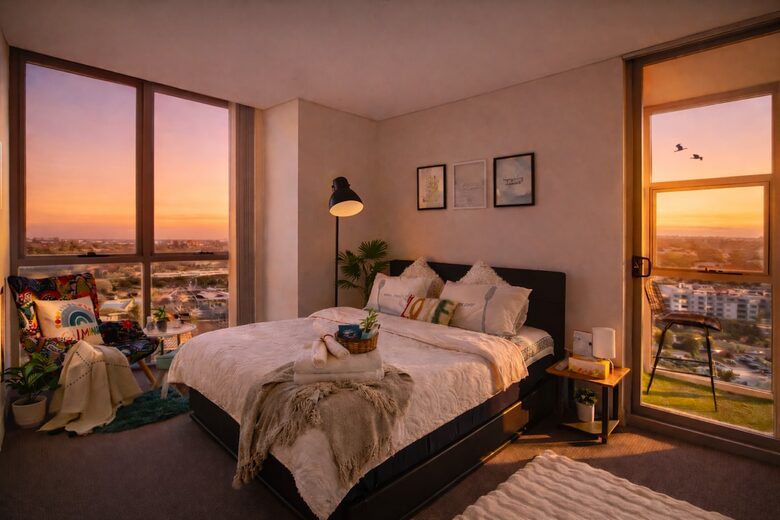 Modern High-Rise Retreat with City Views - Granville, Australia