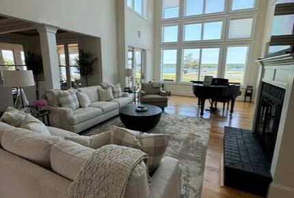 Grand Waterfront Estate with Pool, Dock & Panoramic Views - White Stone, Virginia