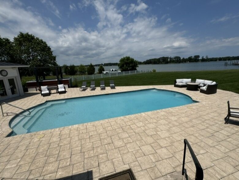 Grand Waterfront Estate with Pool, Dock & Panoramic Views - White Stone, Virginia