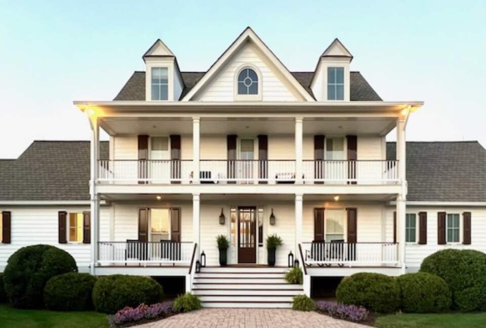 Grand Waterfront Estate with Pool, Dock & Panoramic Views - White Stone, Virginia