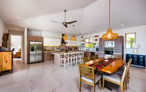 Kitchen and Dining Room from Living Room
