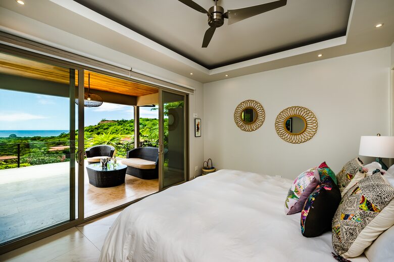 Master Bedroom Sliders Open