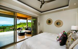 Master Bedroom Sliders Open