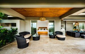Master Deck looking towards Bed