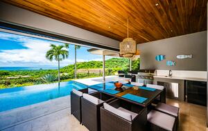 Outdoor Dining and Kitchen View