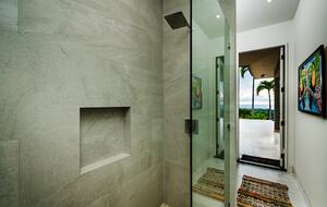 Pool Bathroom from Shower
