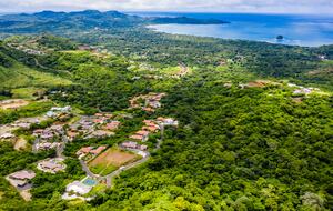 Aerial of Mar Vista and Brasilito, House is bottom left