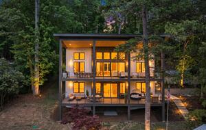 Lake Lanier Modern Lakefront | Private Dock & Fire Pit - Dawsonville, Georgia