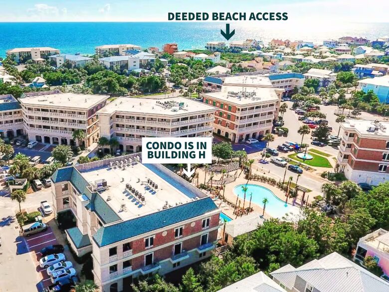 位于30A公路旁的塞克雷斯特海滩泳池畔度假屋——因莱特海滩,美国