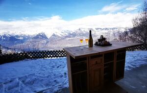 Mountain Apartment with Panoramic Swiss Views - Veysonnaz, Switzerland