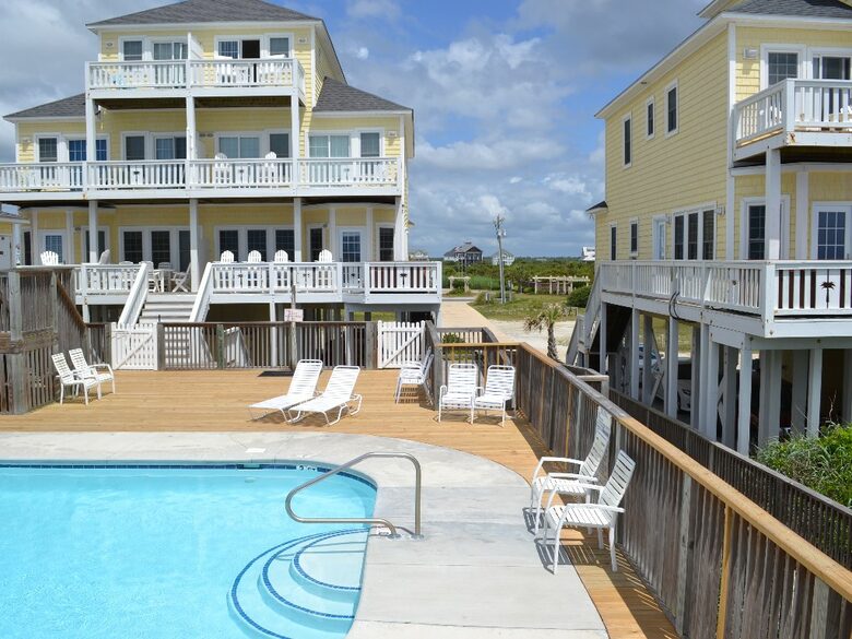 Oceanfront- Heated Pool! Private & Hot Tub - North Topsail Beach, North Carolina